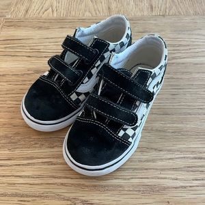 Vans Toddler Old Skool V Primary Check Shoe